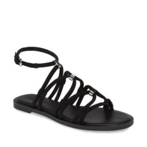 REBECCA MINKOFF Sarle Strappy Black Sandal  - Picture 10 of 10